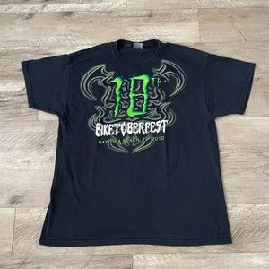 Biketoberfest 18th Daytona Beach T-Shirt 2010 Size XL